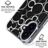 Disney Mickey Mouse Logo Pattern iPhone 16 Clear Case